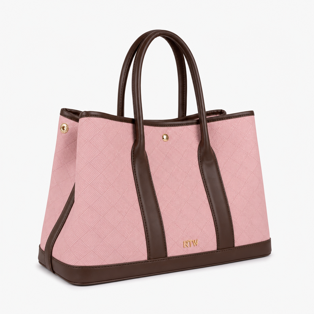 Pink cane tote