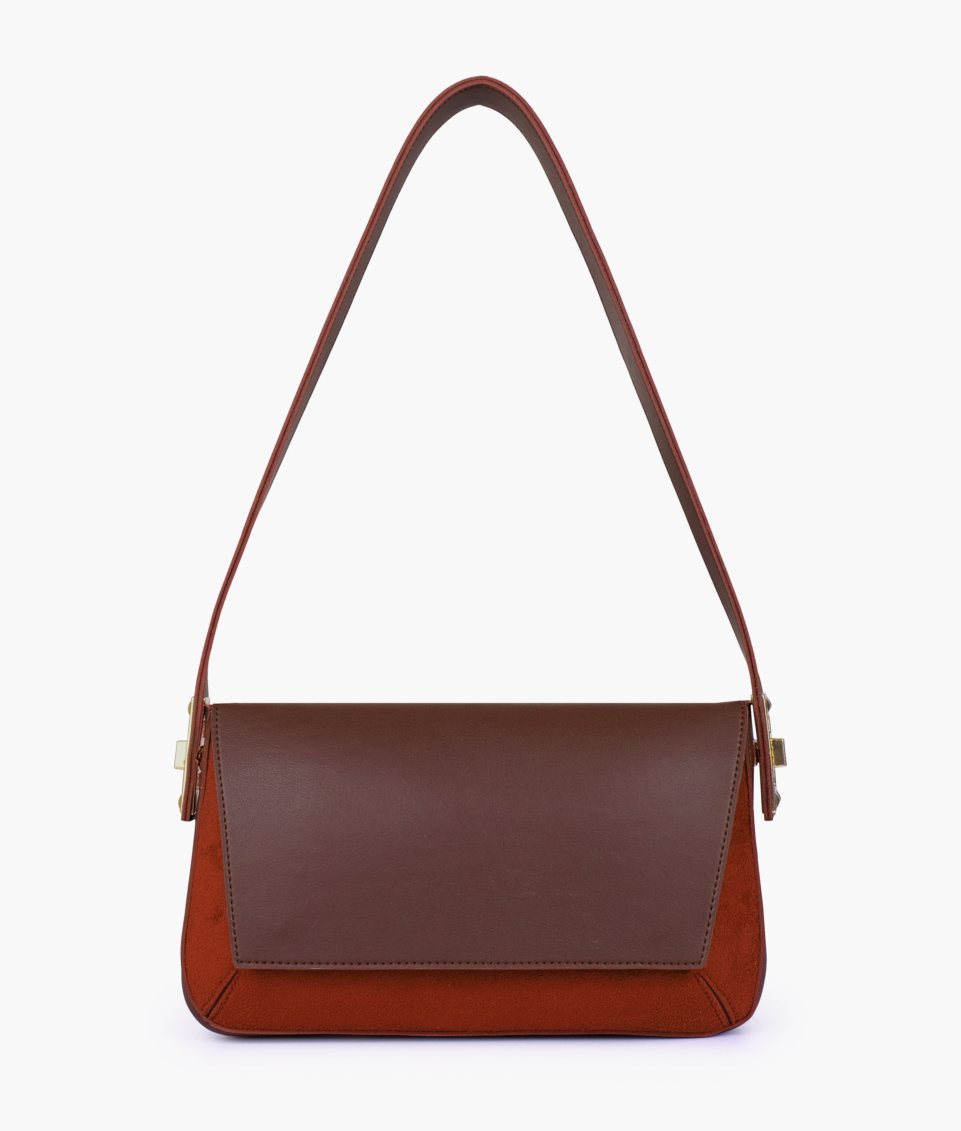 Dark Brown mini flap bag