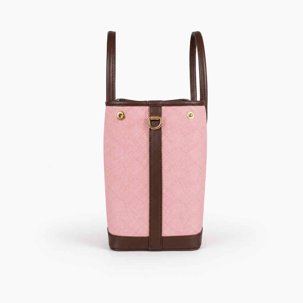 Pink cane tote