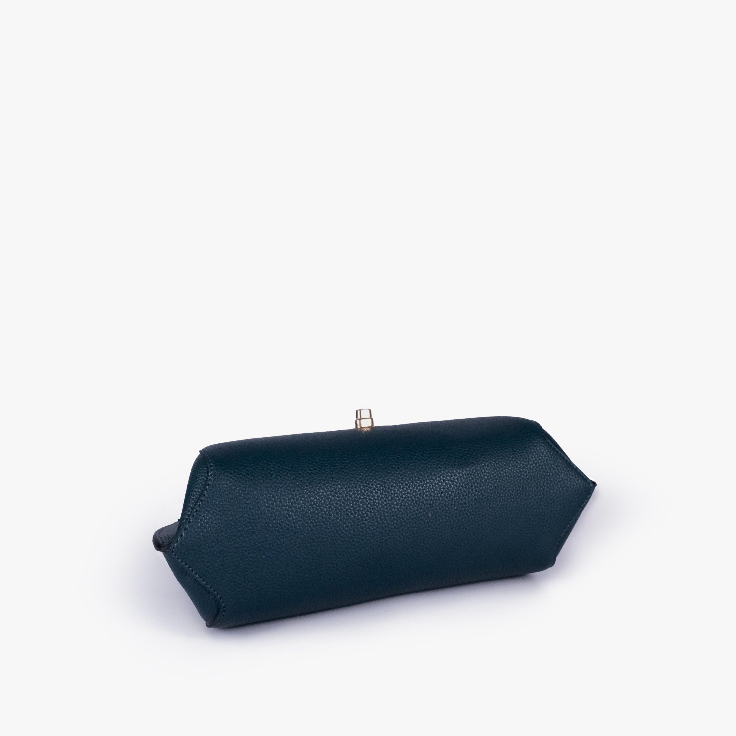 Base of Teal pebble baguette bag