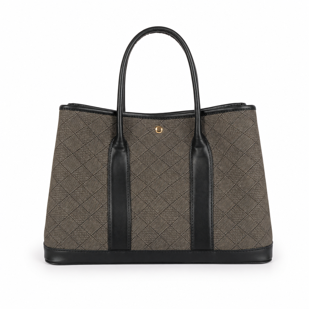 Charcoal cane tote
