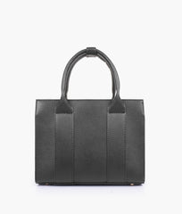 The black mini tote bag