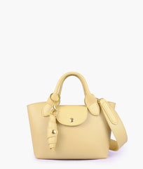 Off-white mini top-handle tote bag