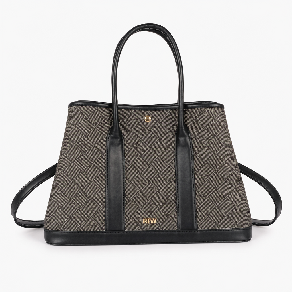 Charcoal cane tote
