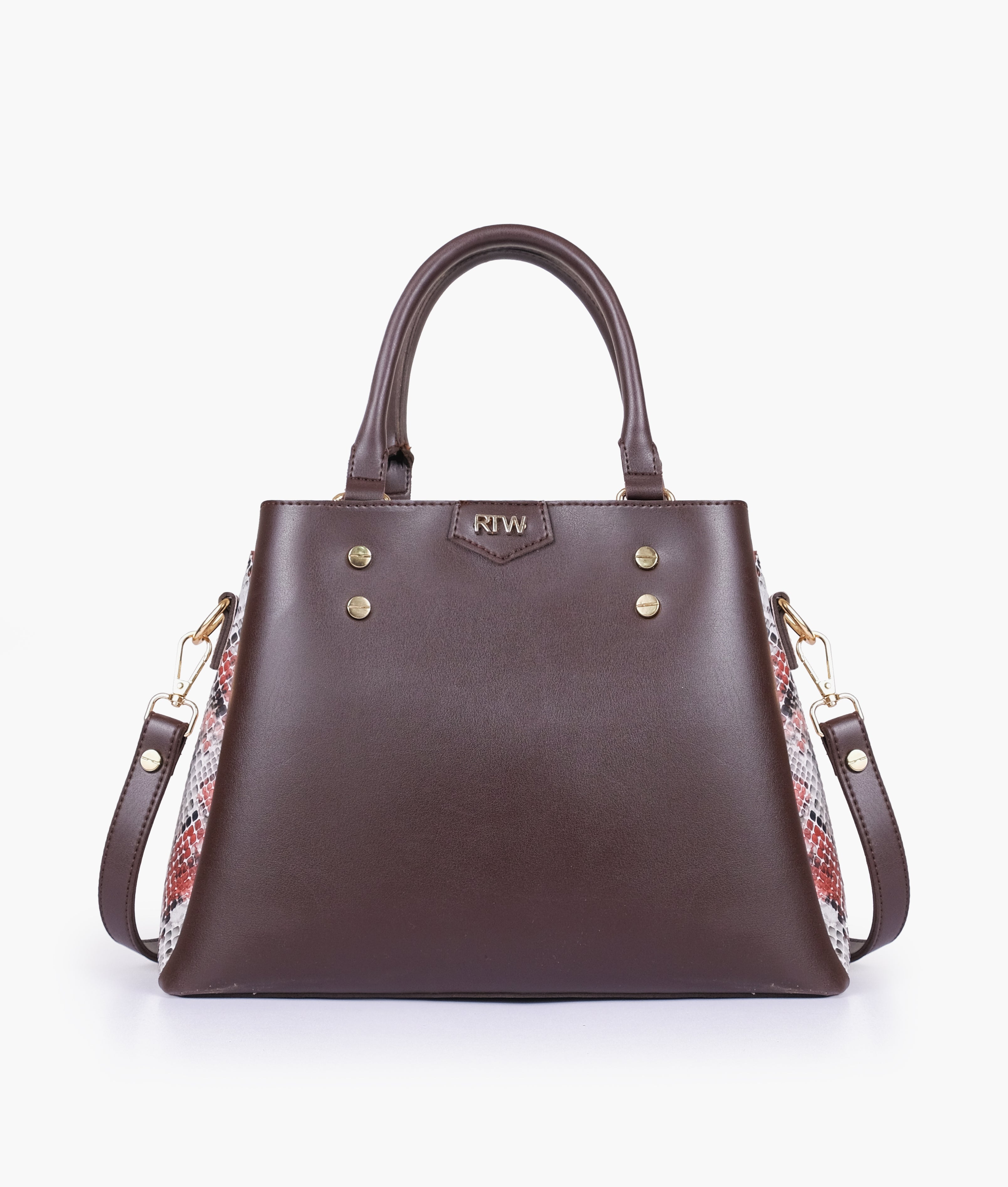 Dark brown the daily tote bag
