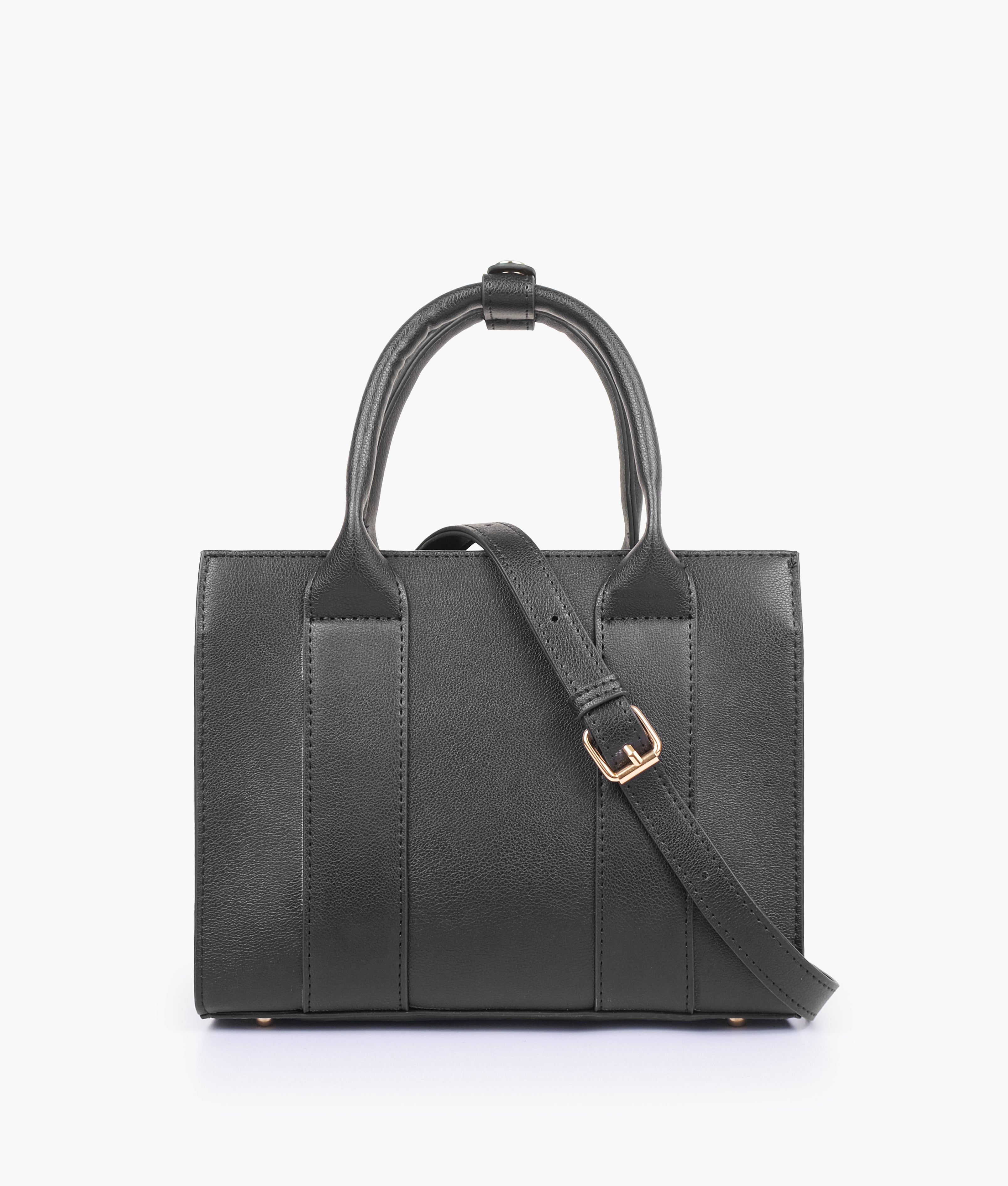 The black mini tote bag