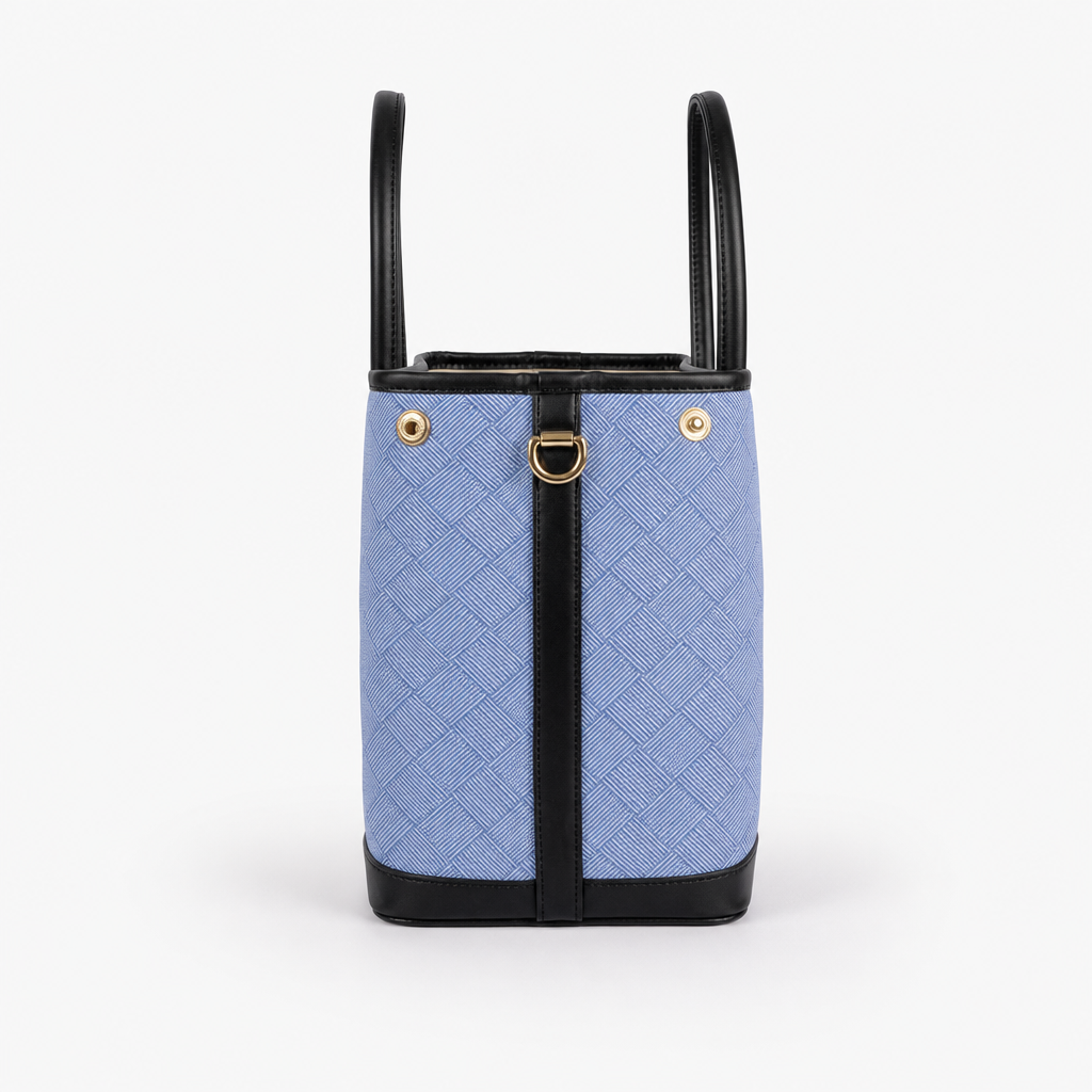 Navy cane tote