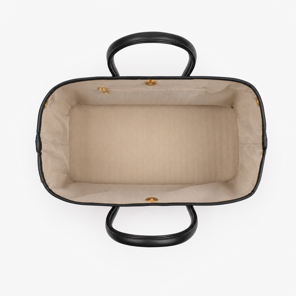Charcoal cane tote