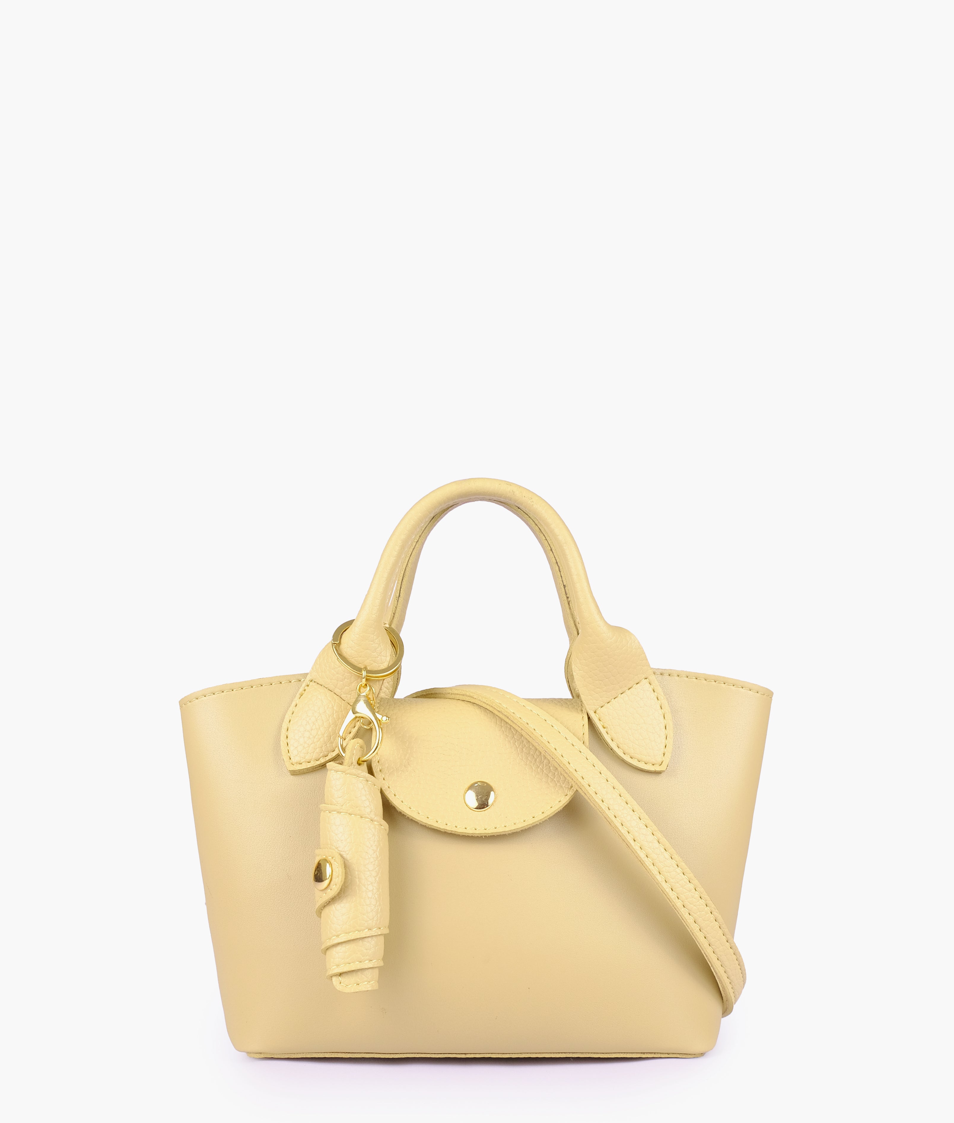 Off-white mini top-handle tote bag