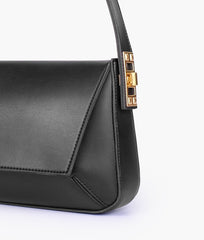 Black mini flap bag