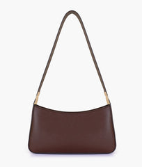 Dark brown small shoulder bag