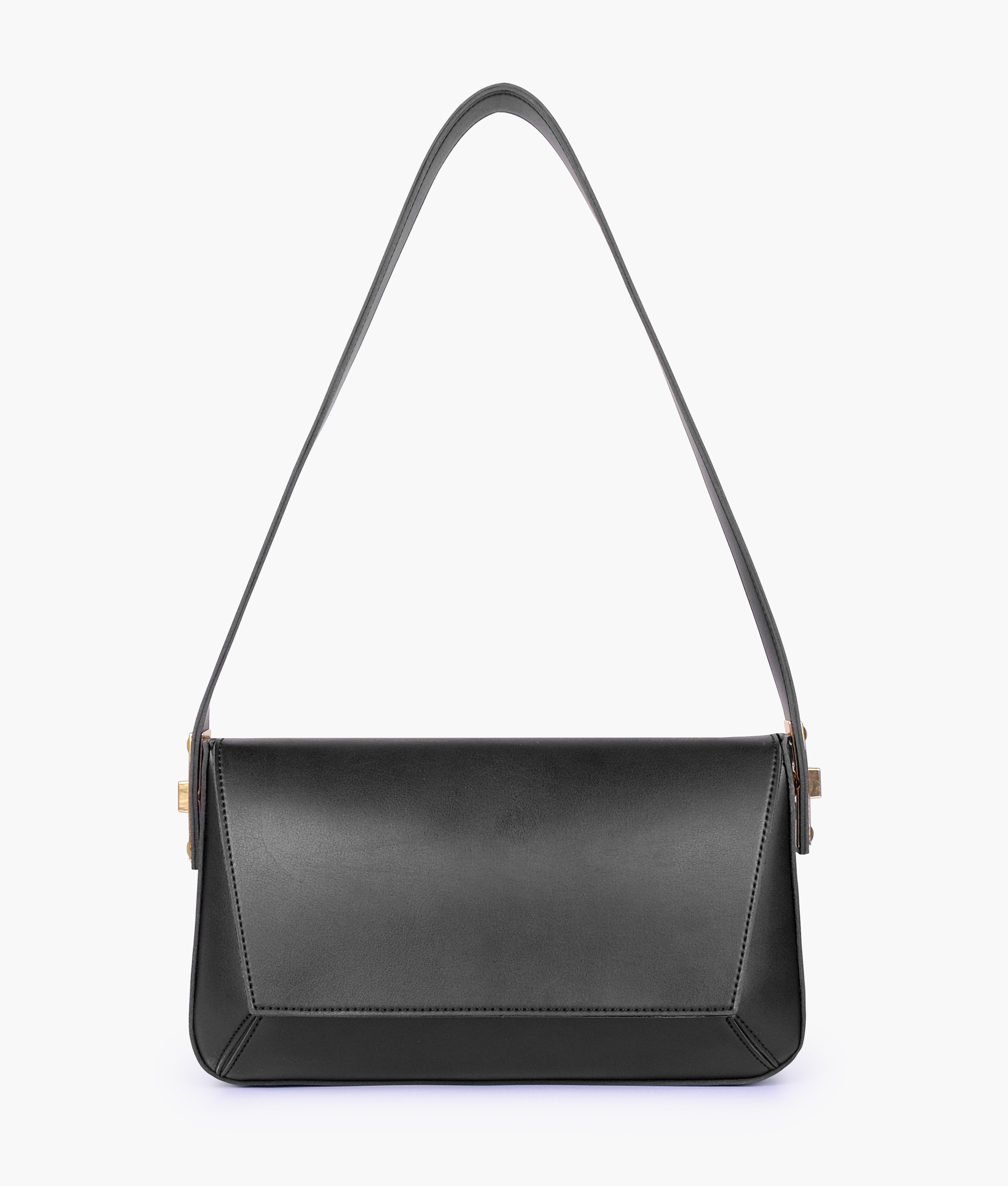 Black mini flap bag