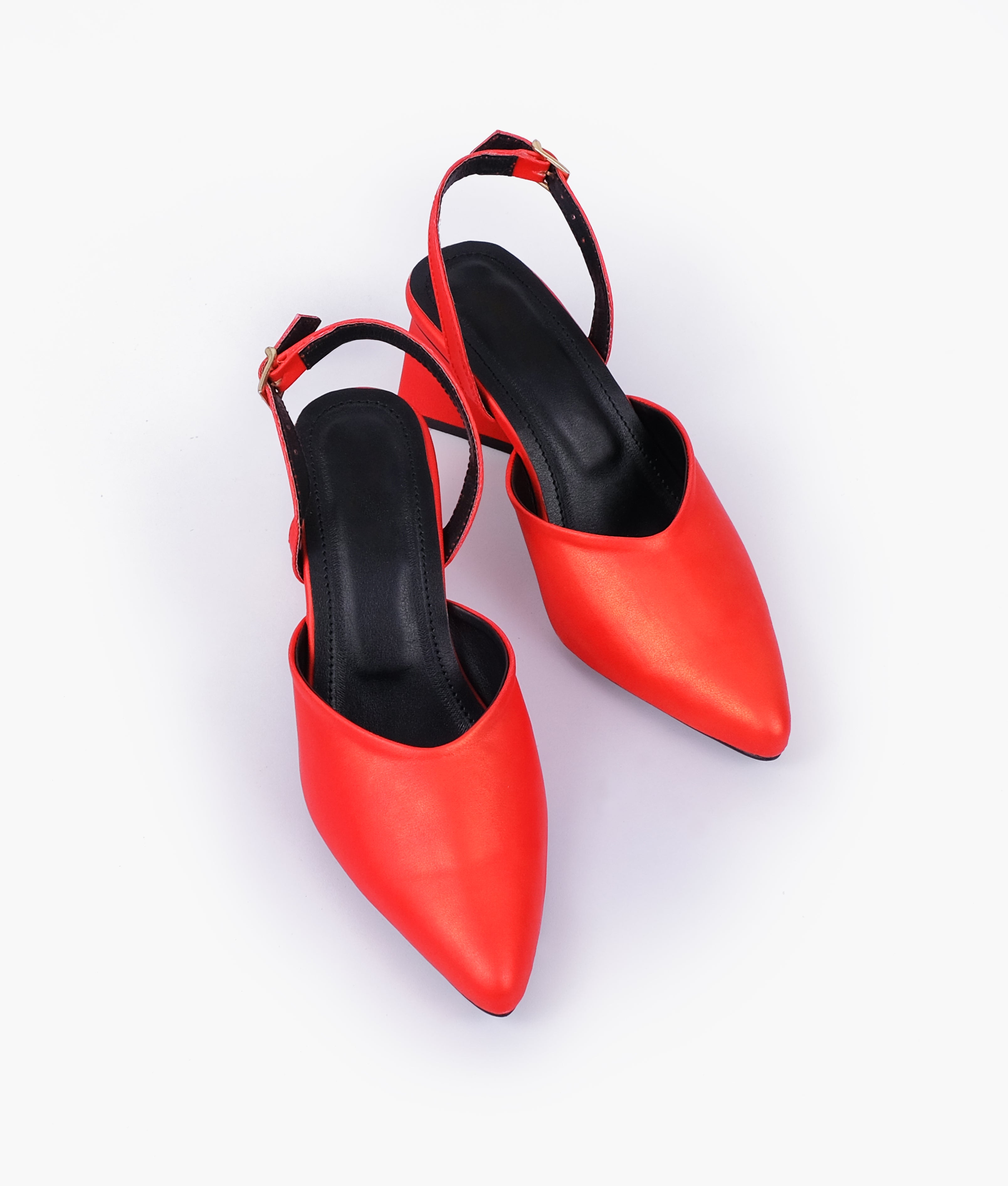 Formal red slingback