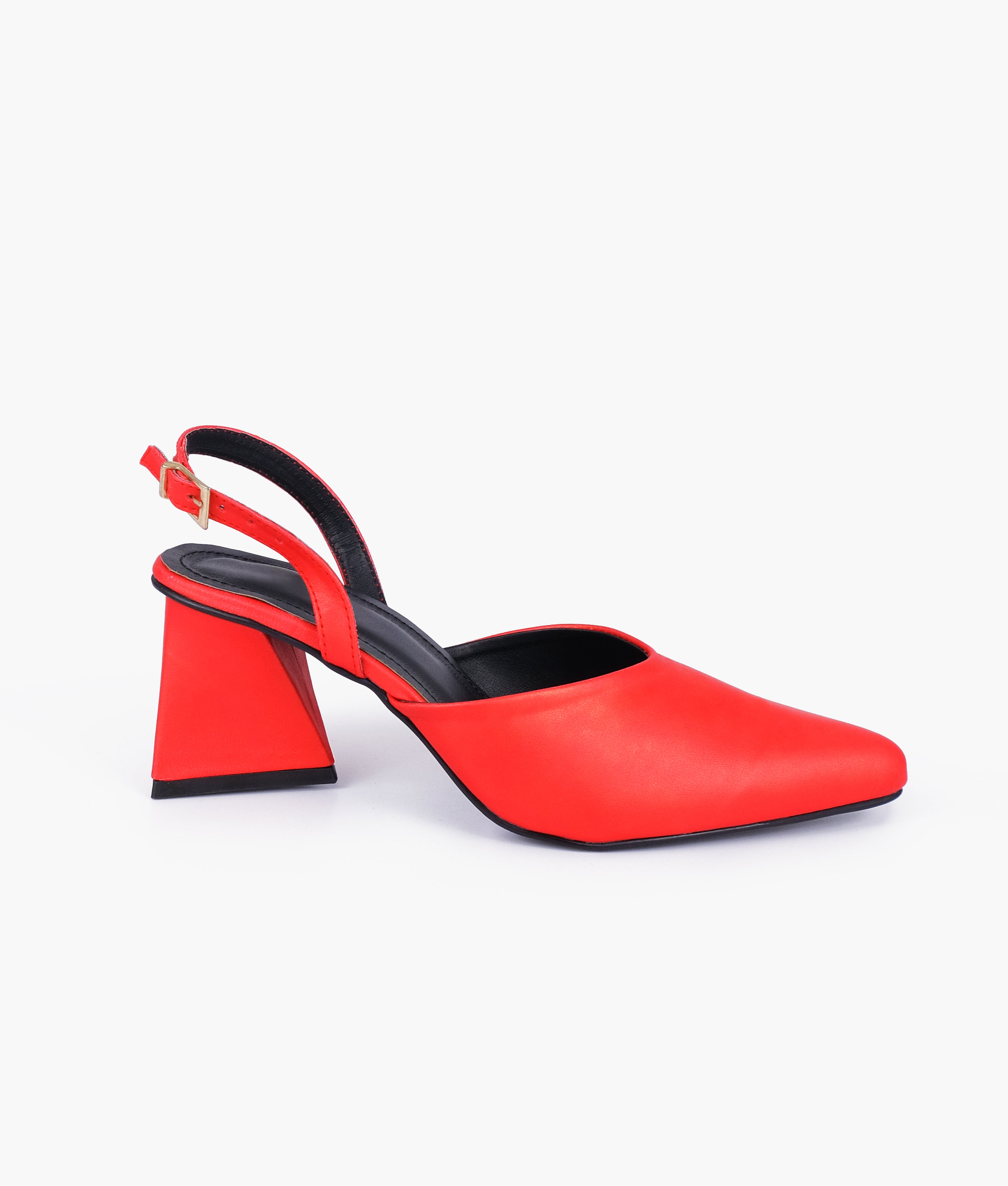 Formal red slingback