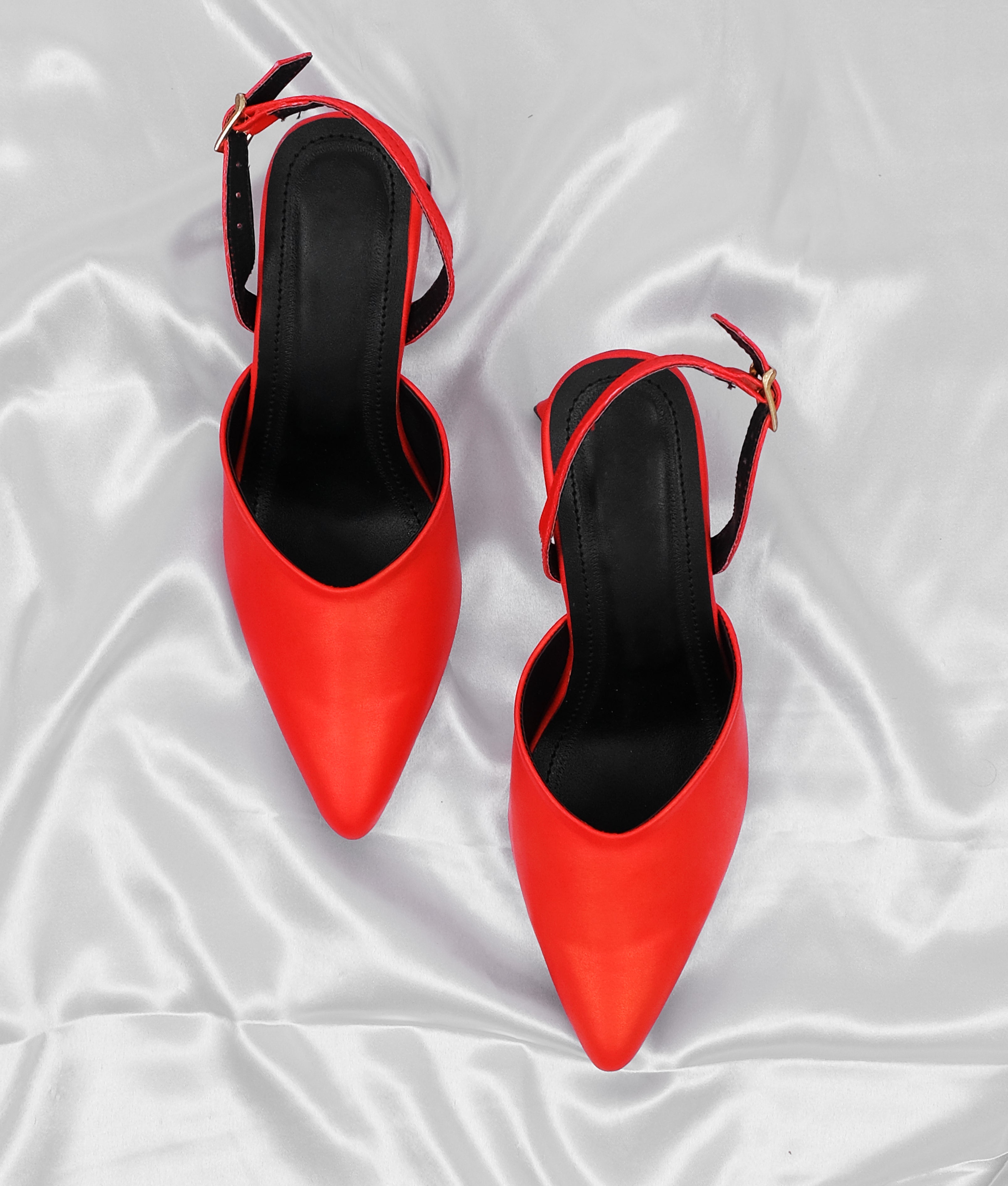 Formal red slingback