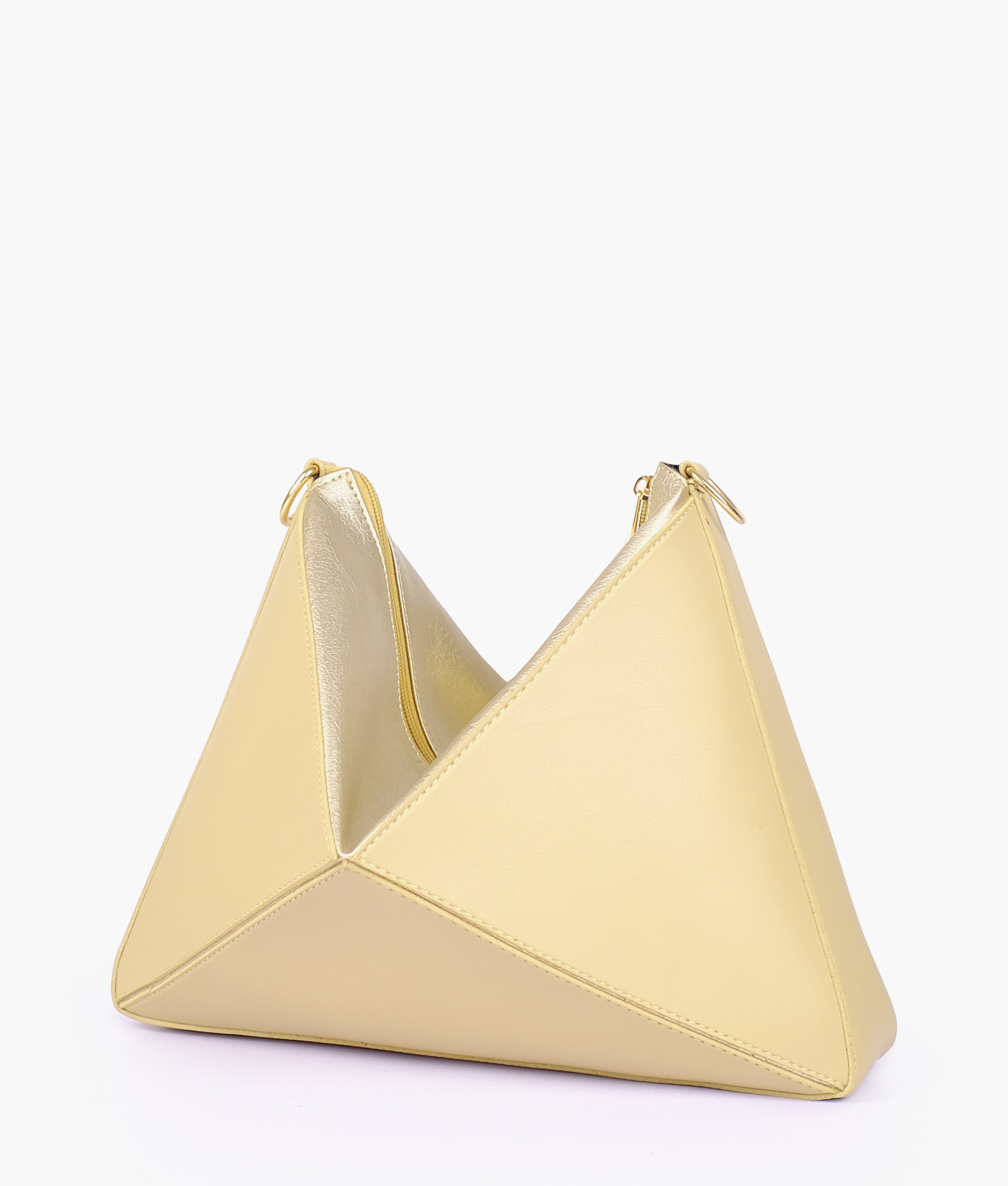 Golden triangle flex bag