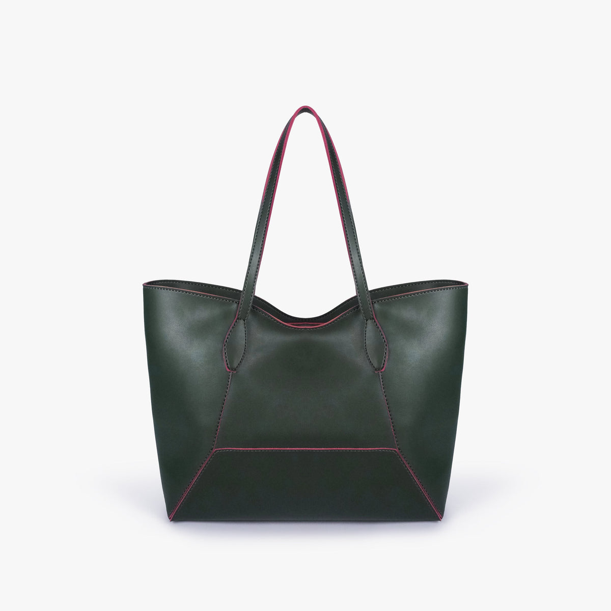 Back view of Green Arc tote bag