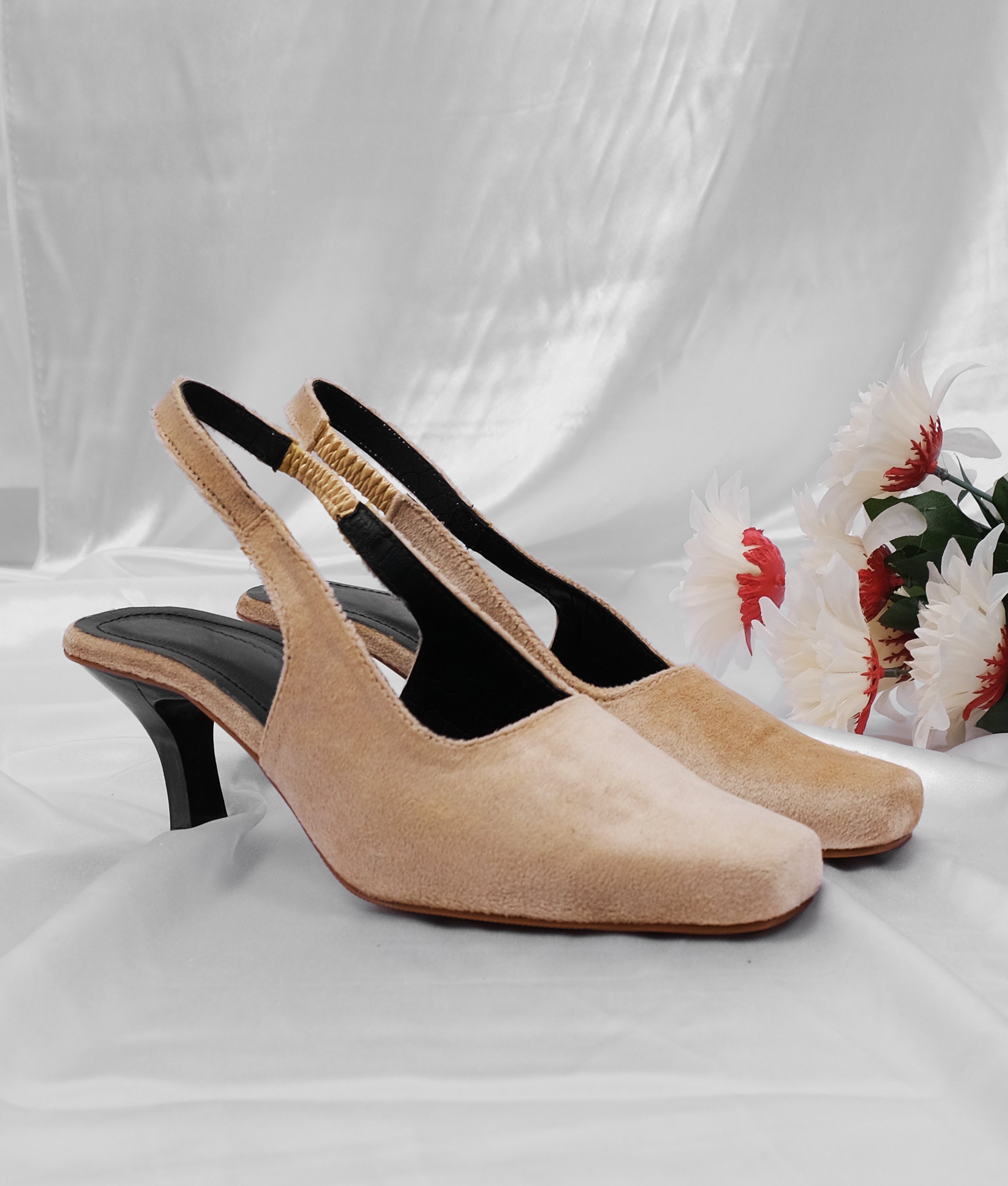 Lux ivory slingback