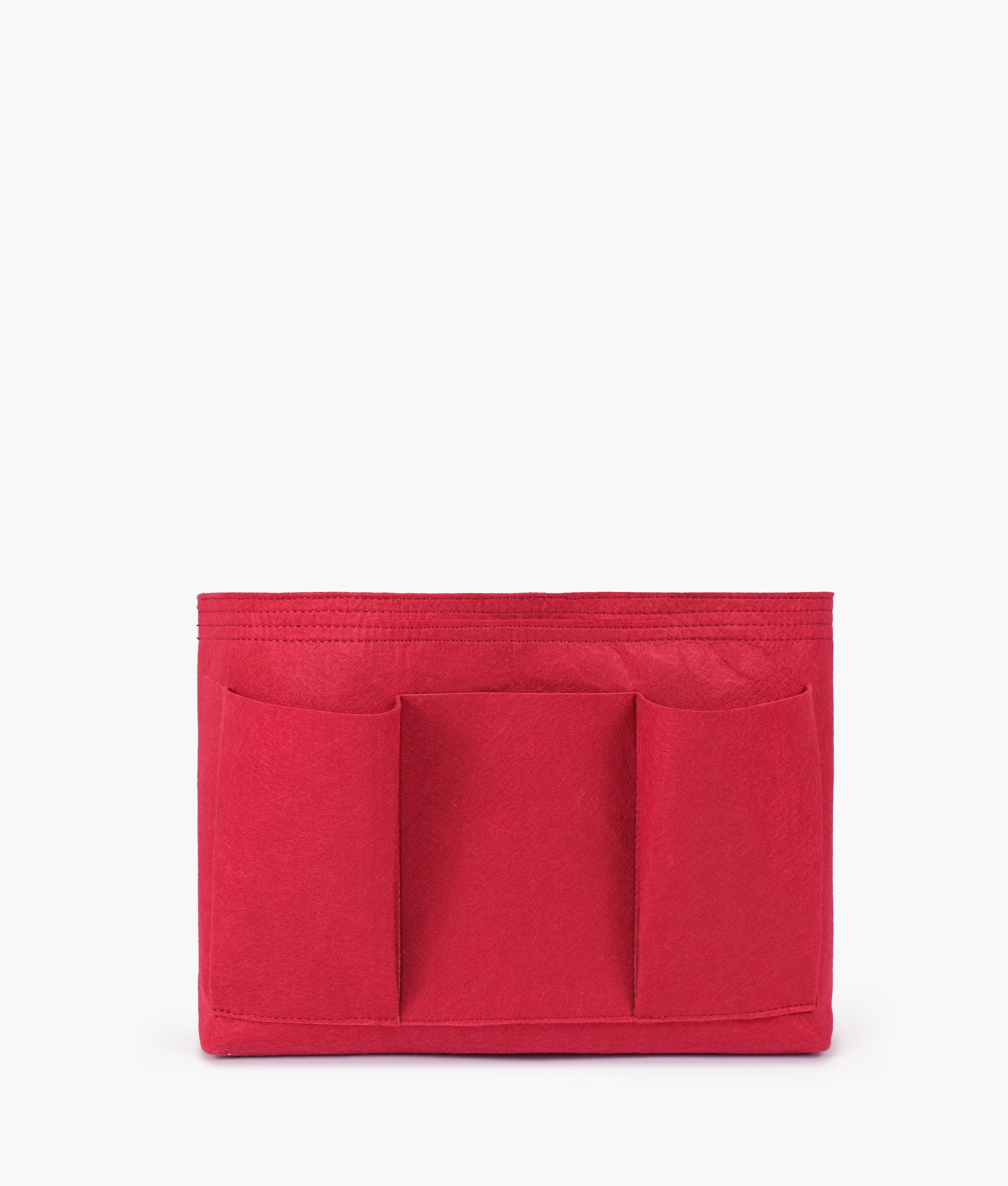 Maroon felt organizer