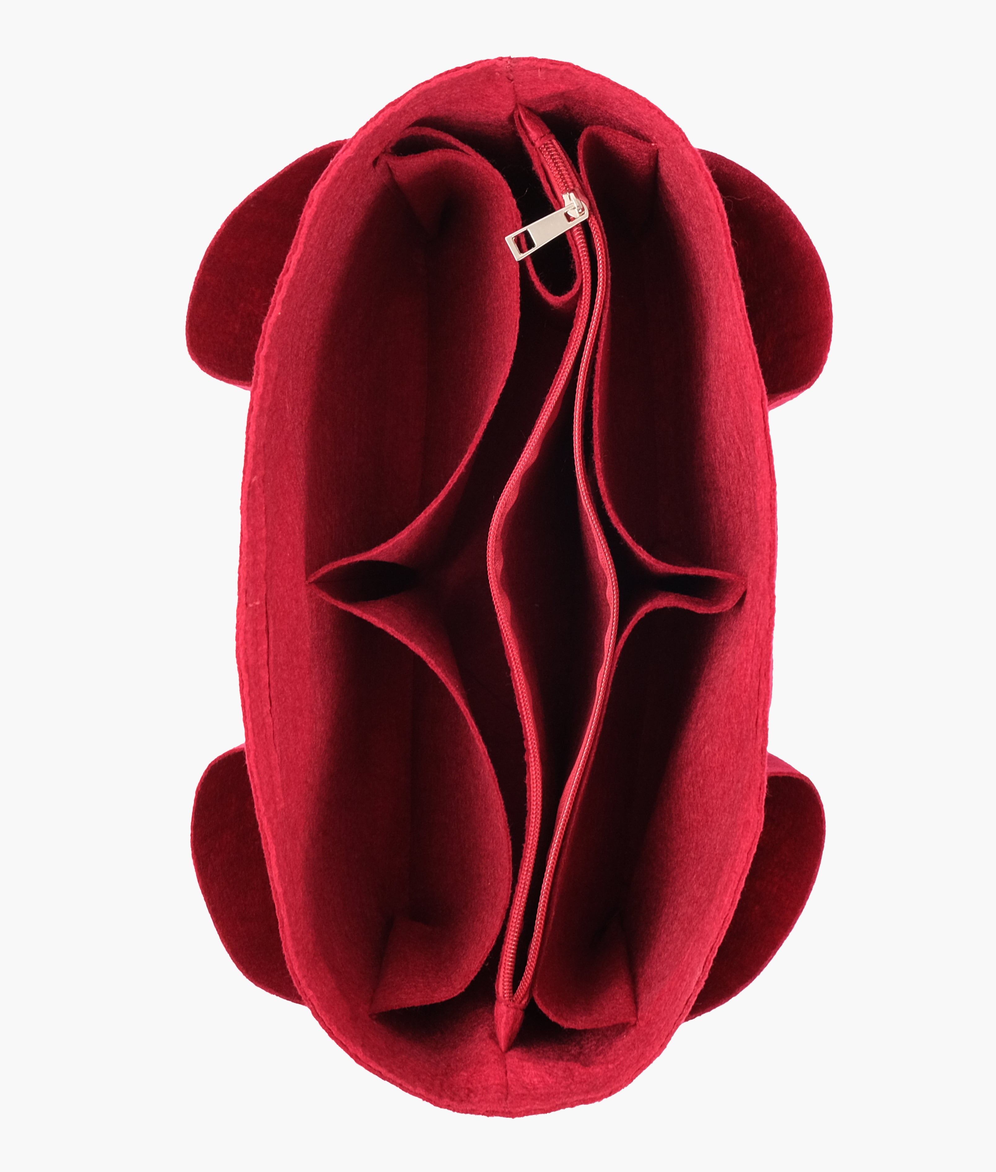 Maroon felt organizer