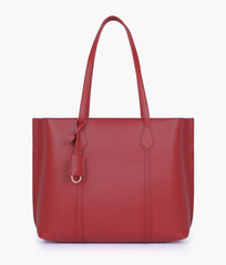 Maroon luxe everyday tote