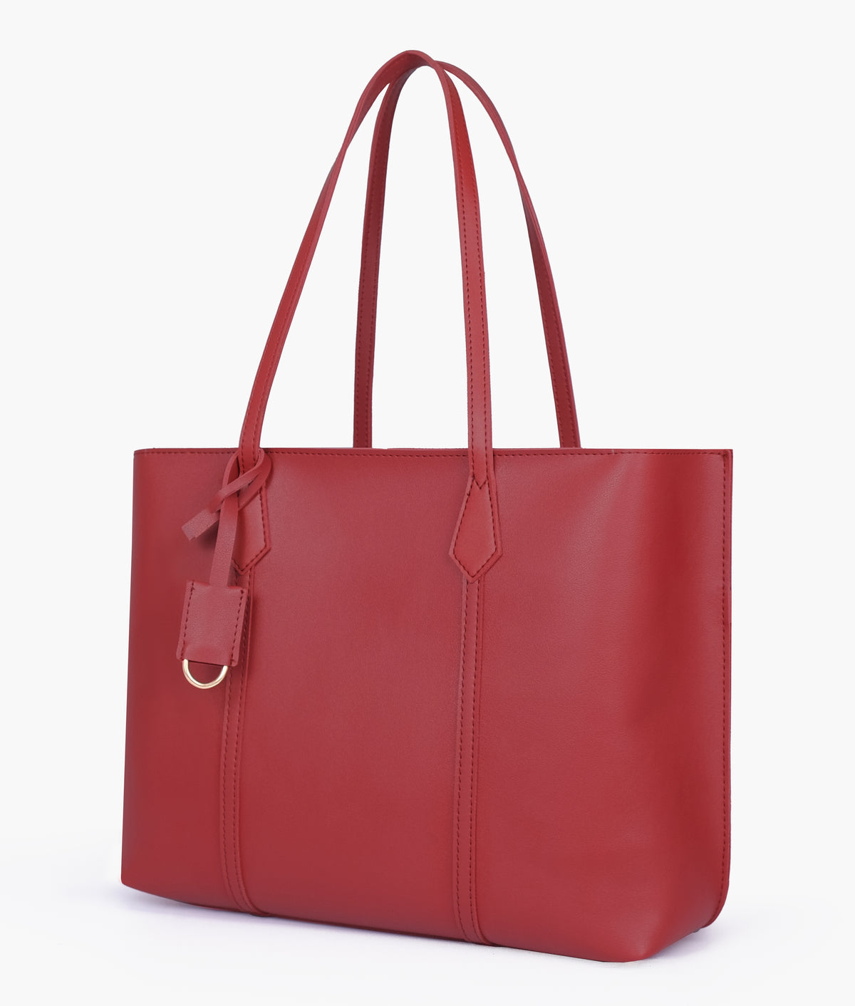 Maroon luxe everyday tote