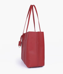 Maroon luxe everyday tote