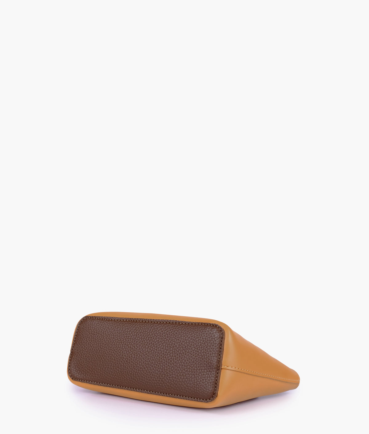 Base of Mustard mini top-handle tote bag