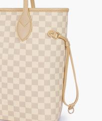 Off-white checkered neverfull tote bag