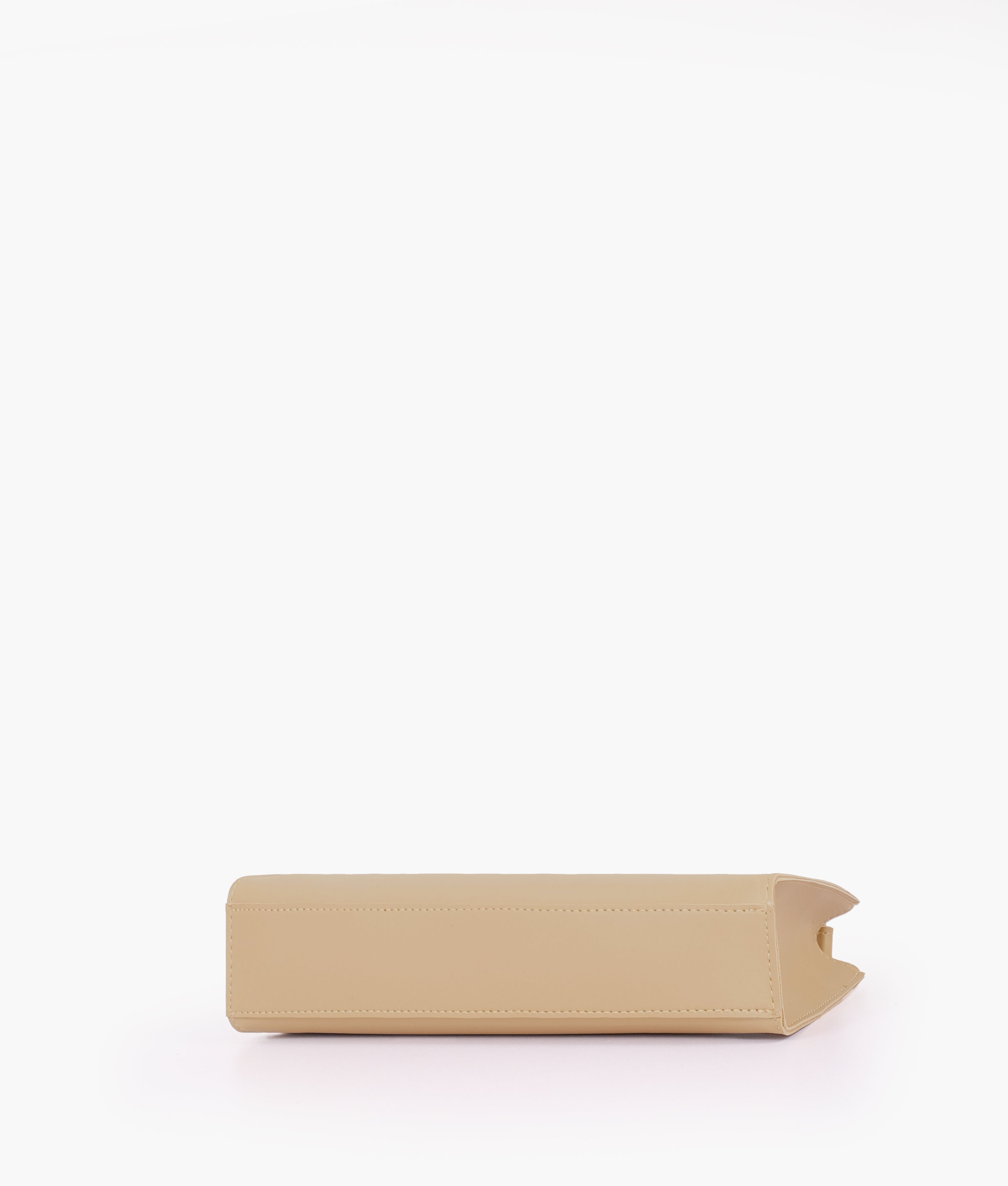 Base of Off-white elongated chain handle purse