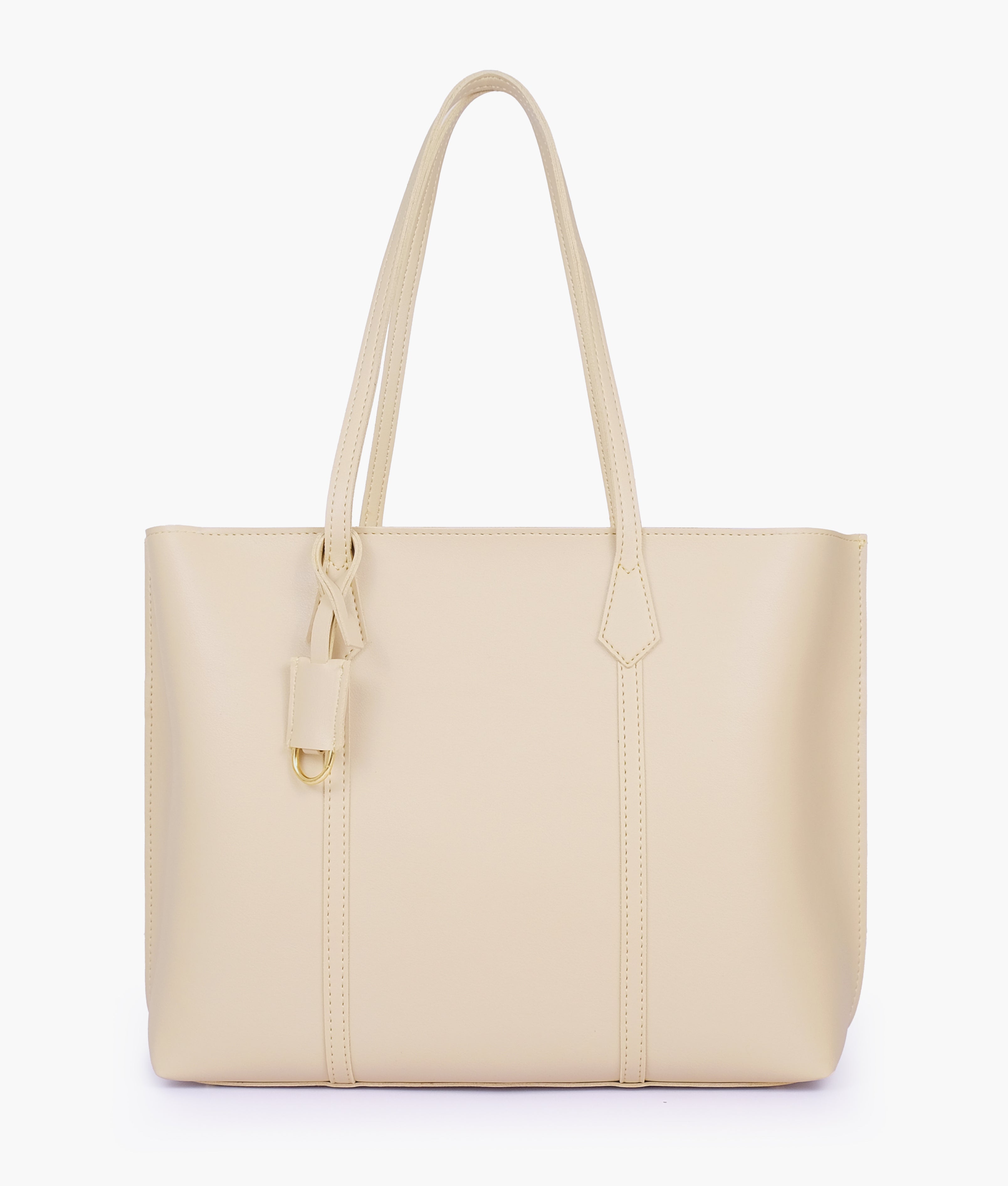 Off-white luxe everyday tote