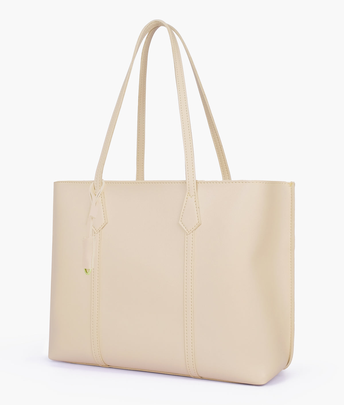 Off-white luxe everyday tote