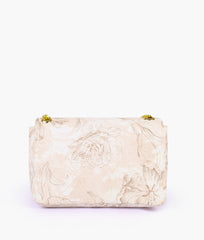 Off-white printed mini bag with chain