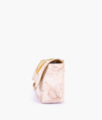 Off-white printed mini bag with chain