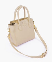 Off-white top-handle mini handbag