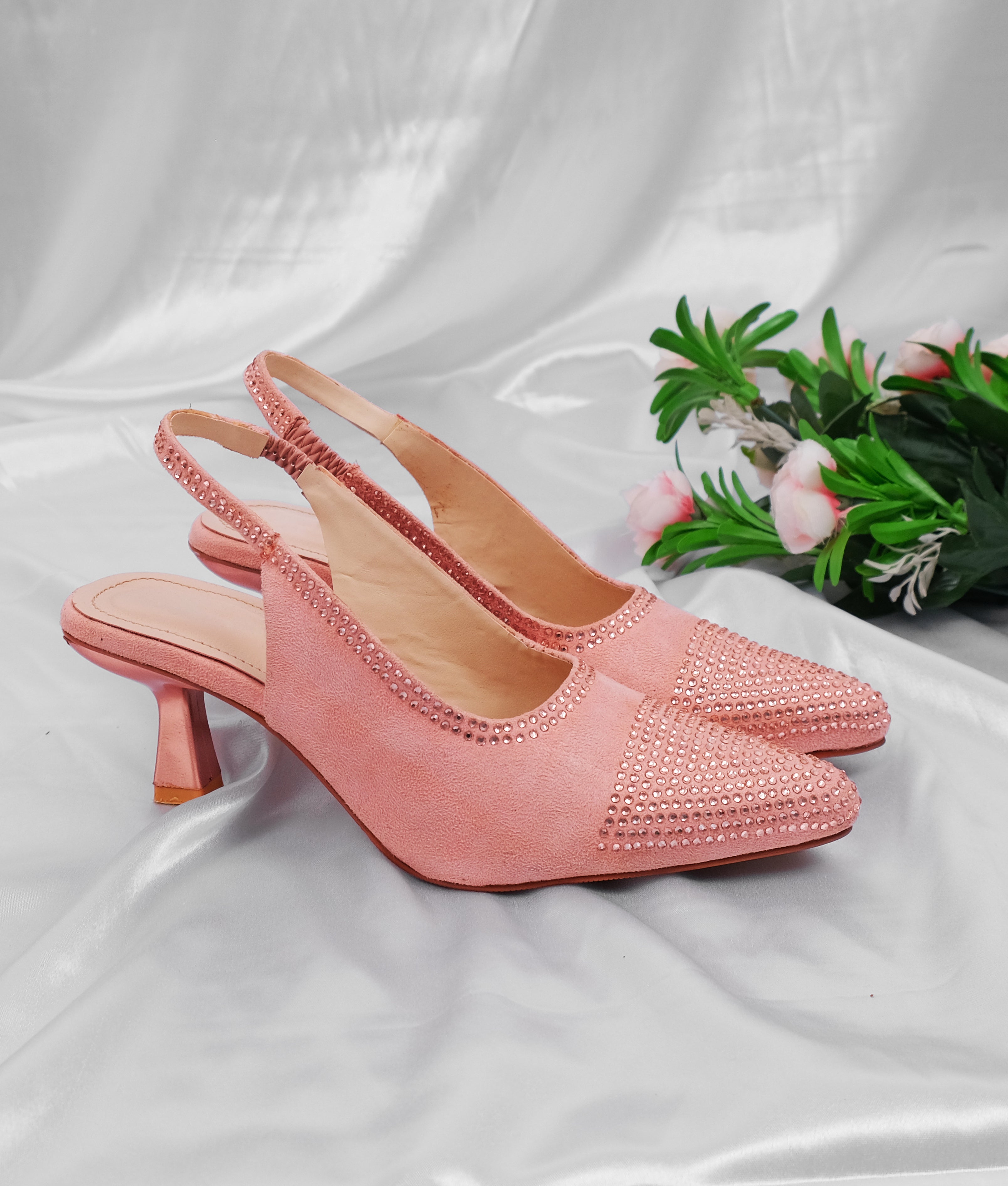 Party nude pink slingback