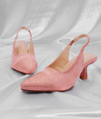 Party nude pink slingback