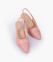 Party nude pink slingback