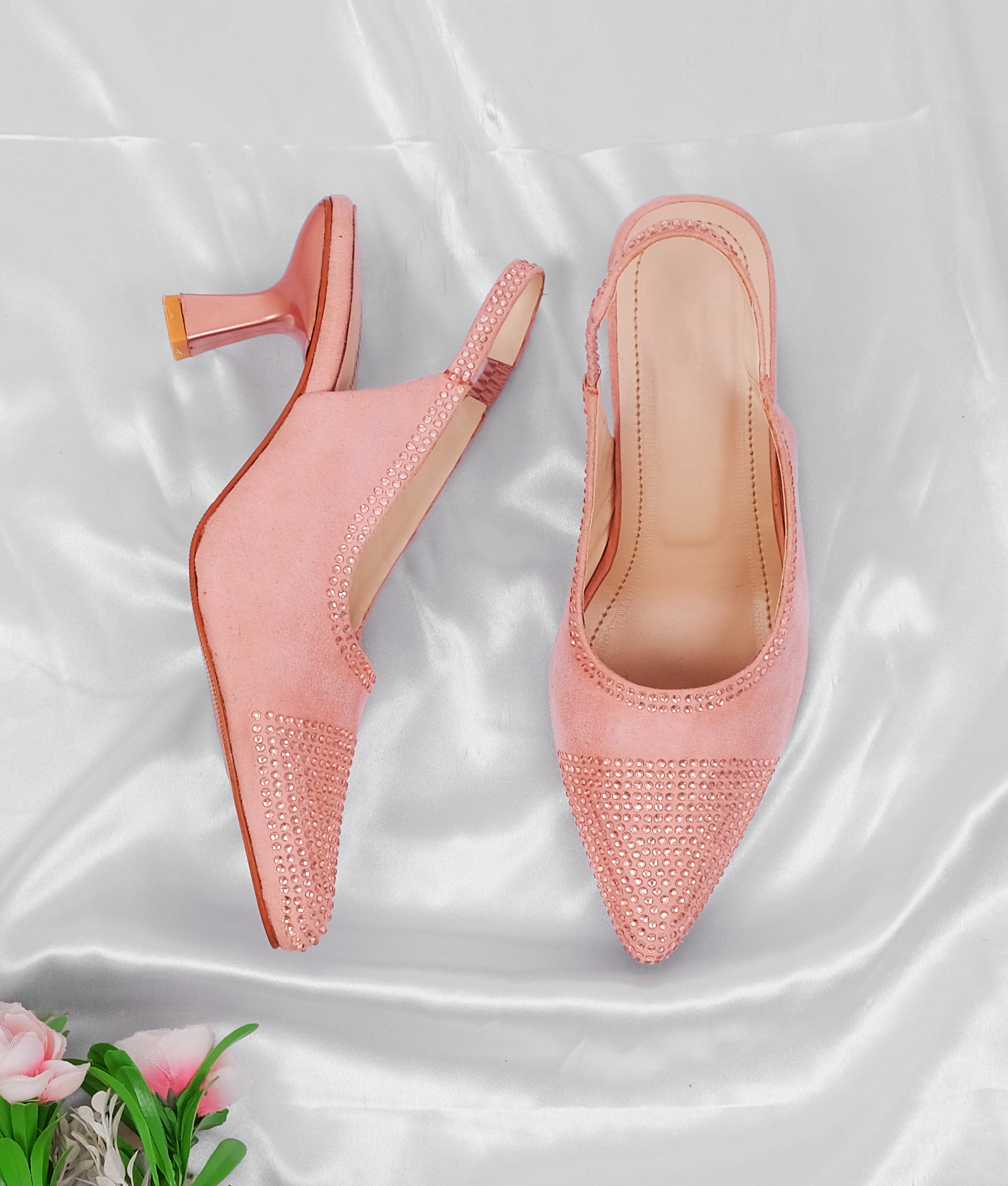 Party nude pink slingback