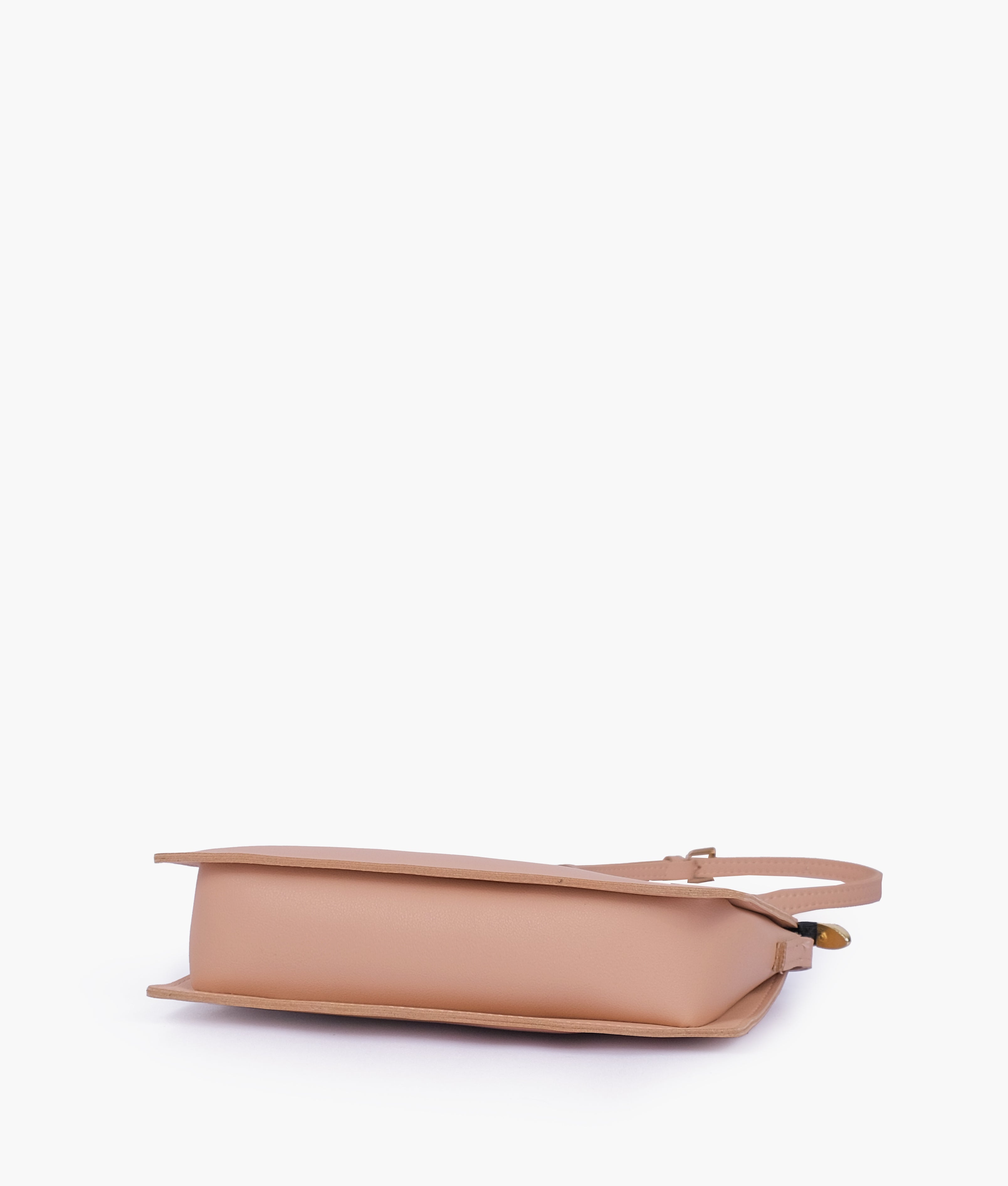 Peach flat purse