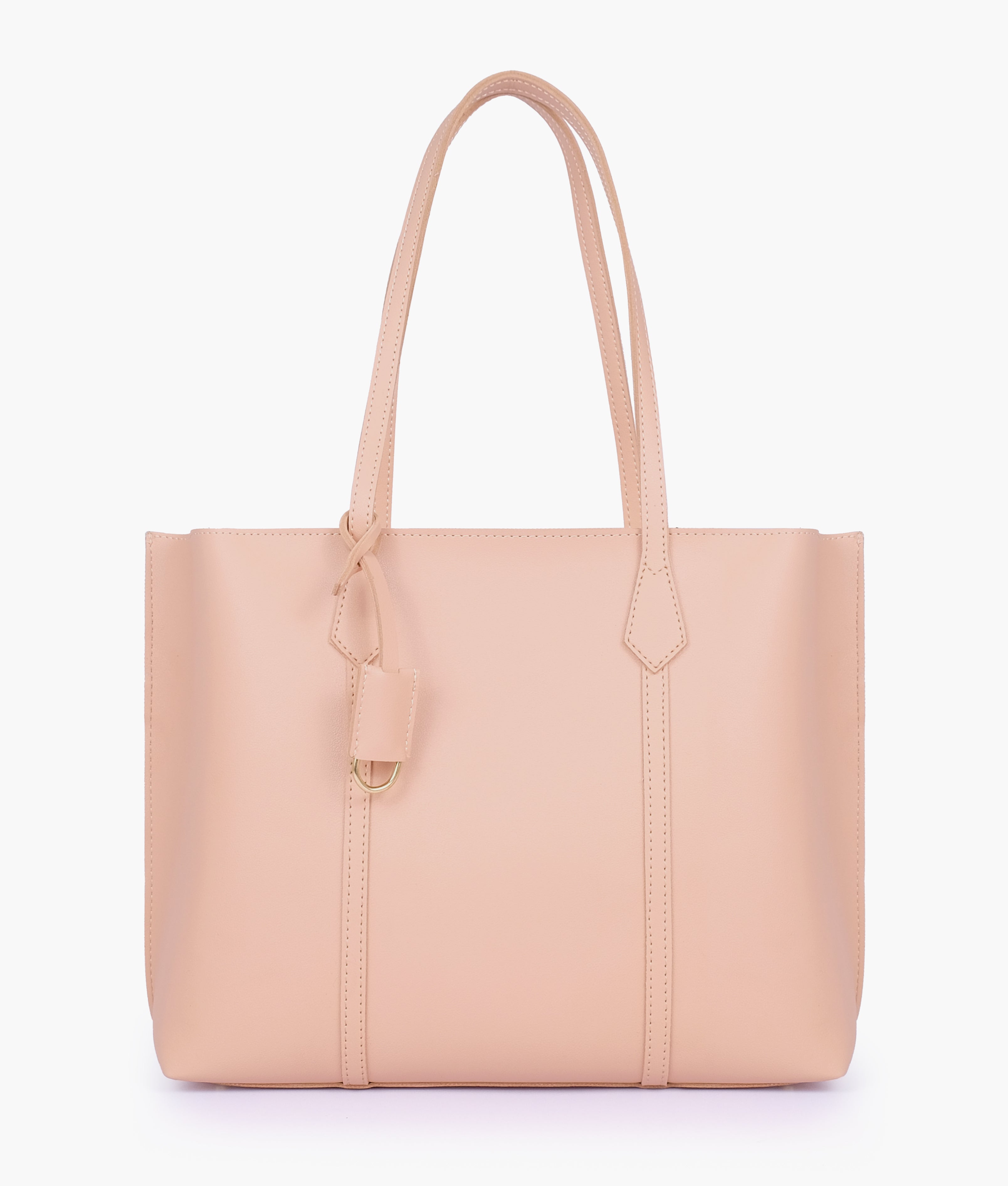 Peach luxe everyday tote