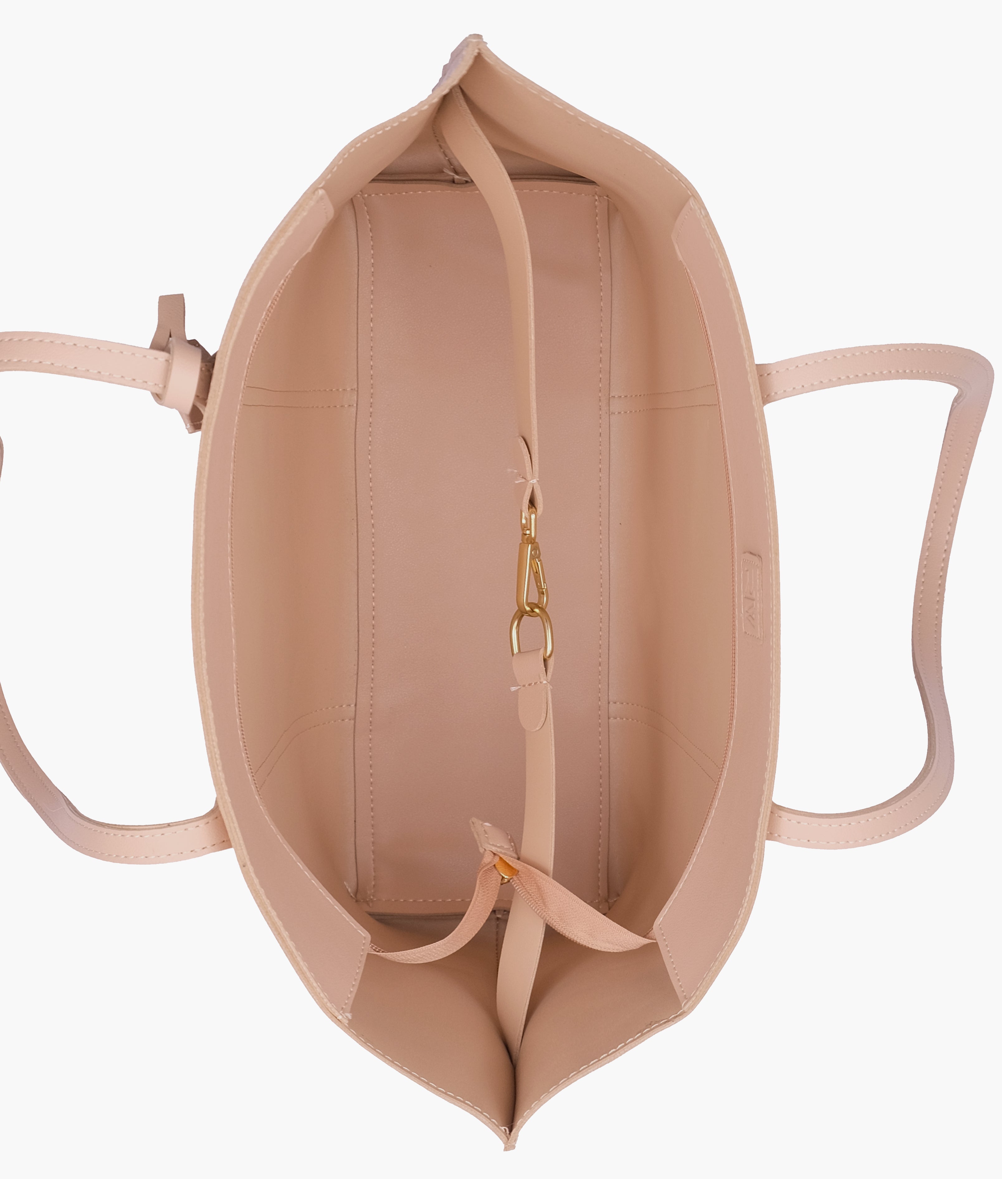 Peach luxe everyday tote