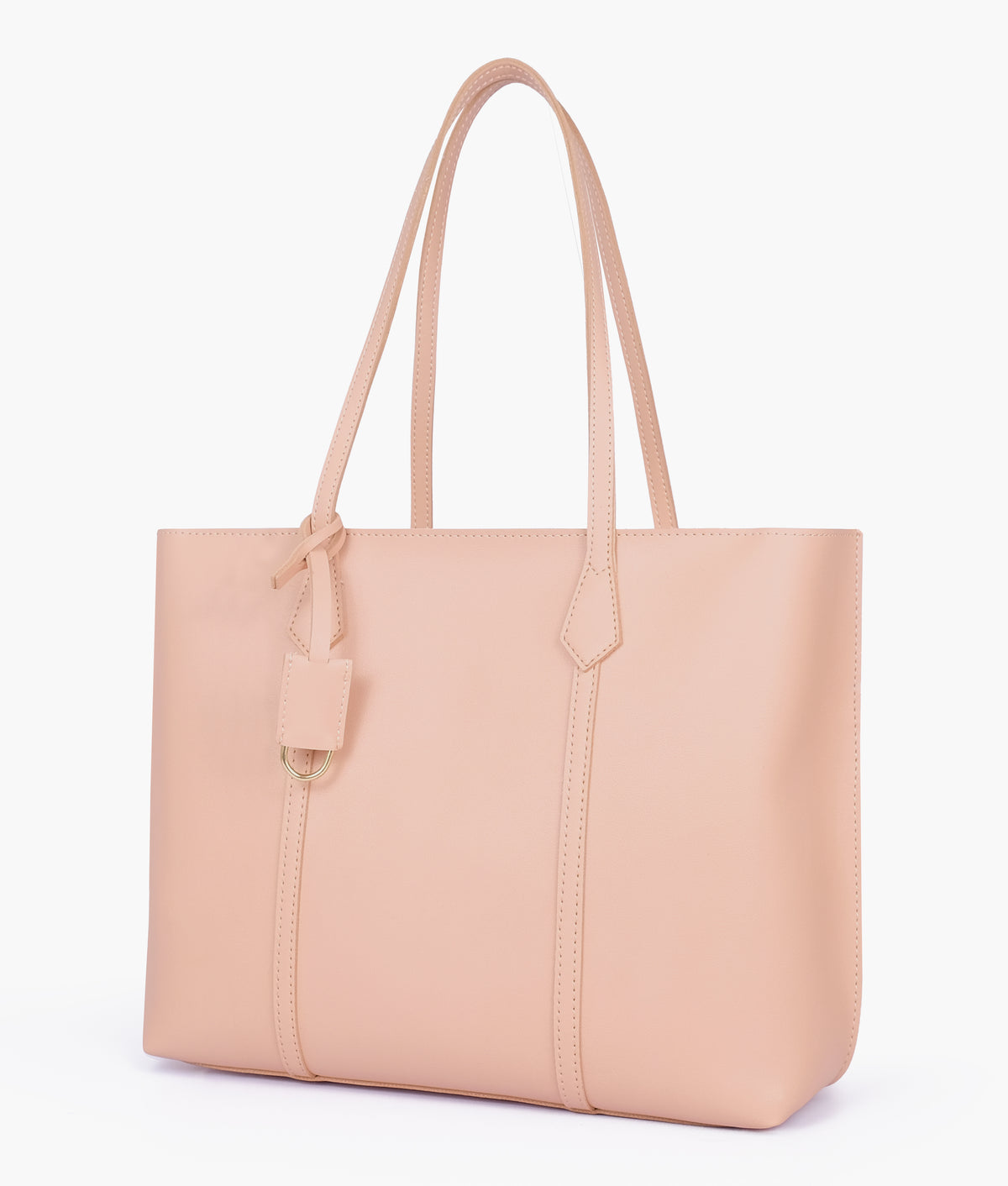 Peach luxe everyday tote