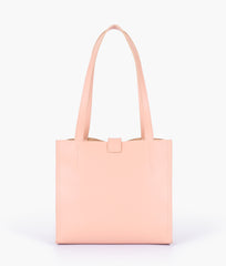 Peach mini tote bag