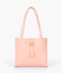 Peach mini tote bag