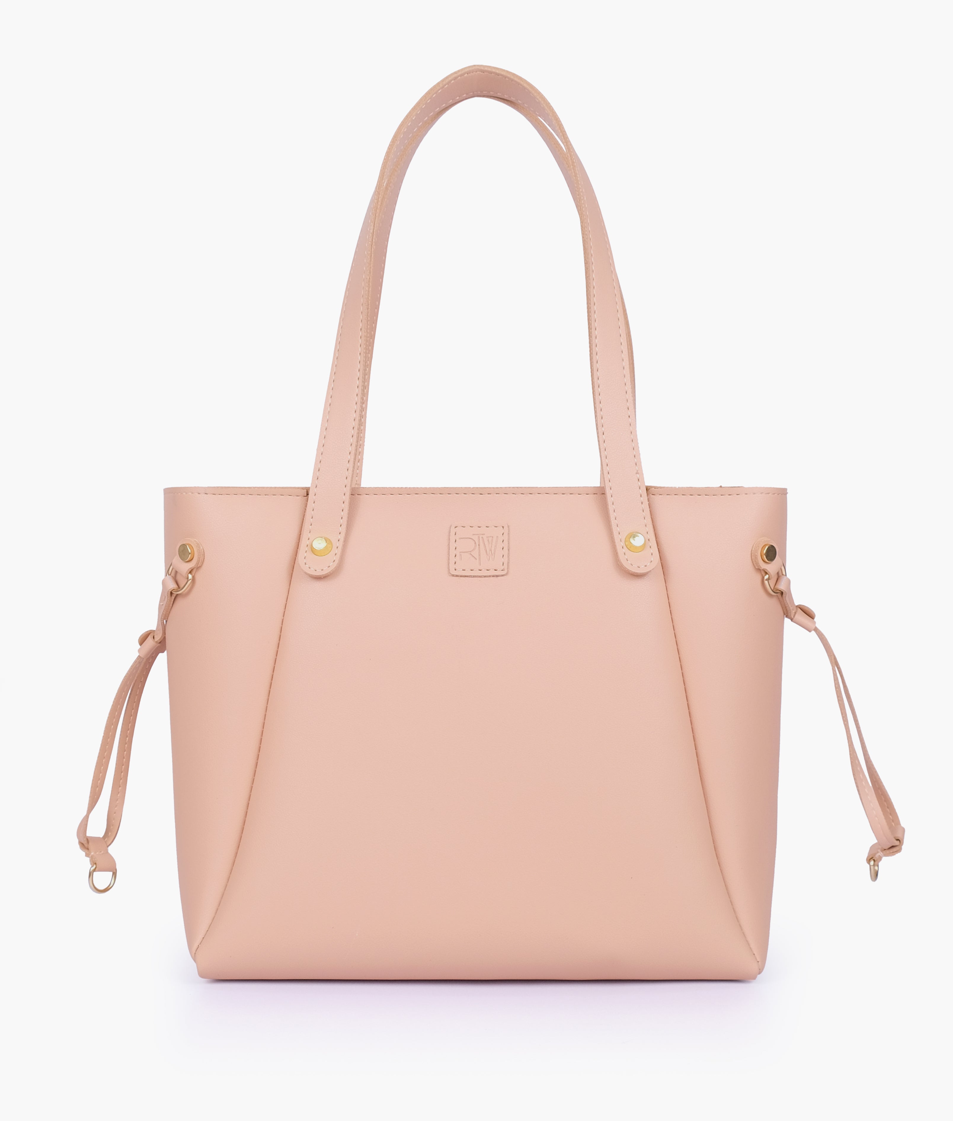 Peach minimalist tote