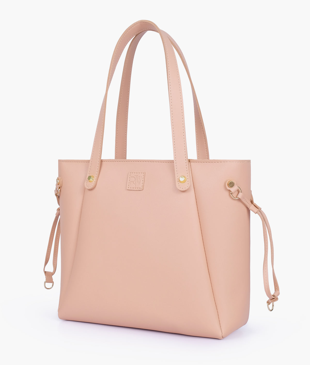 Peach minimalist tote