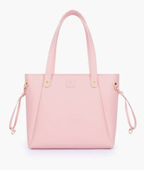 Pink minimalist tote