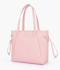 Pink minimalist tote