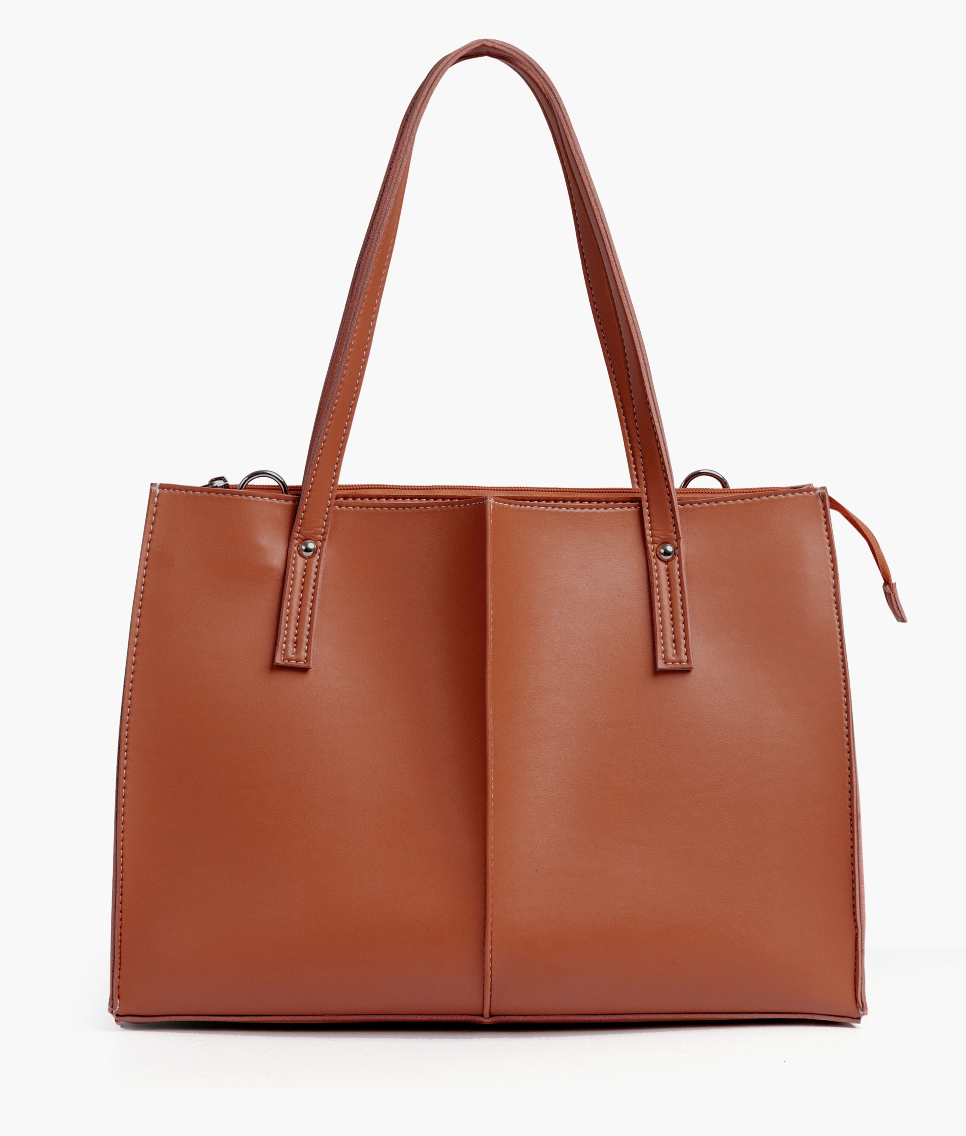 Rust work tote bag
